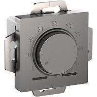 Терморегулятор механический с датчиком без рамки Systeme Electric AtlasDesign 0С +45С сталь картинка